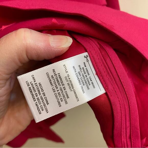 Equipment X Tibitha Simmons Pink Star Print Blazer Jacket Womens Size 6 - Picture 3 of 16